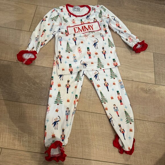 BB BABY CHRISTMAS PAJAMAS 3T EMMY - Picture 1 of 6